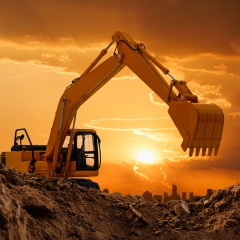 Baumaschinen + Anbauteile
